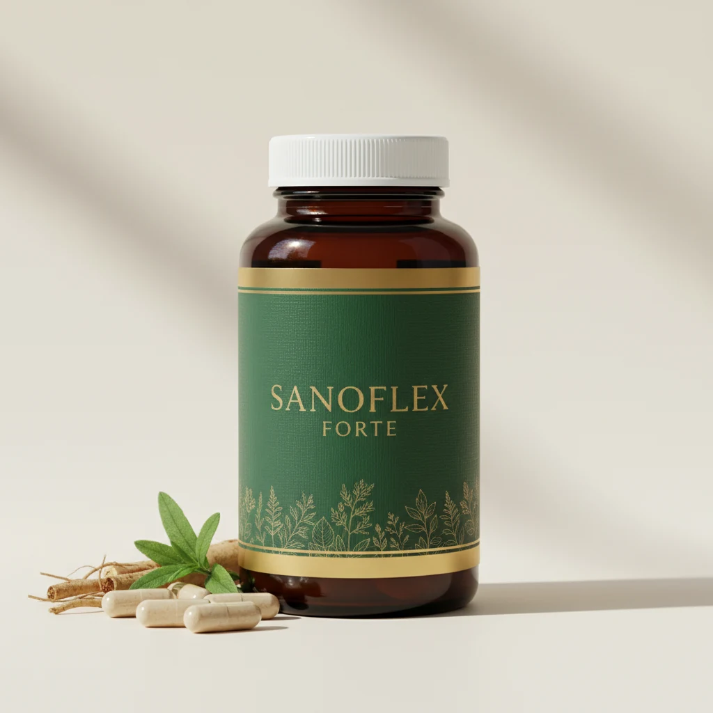 Sanoflex Forte förpackning - kosttillskott för ledrörlighet, 60 kapslar